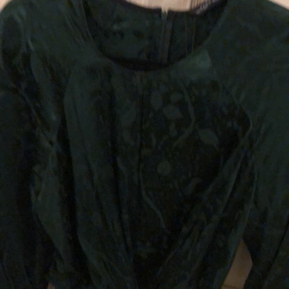 Zara Hunter Green top size S - Picture 3 of 4